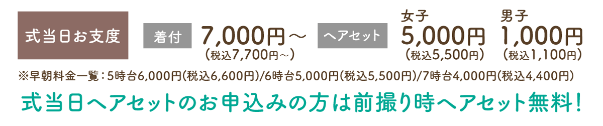 お支度