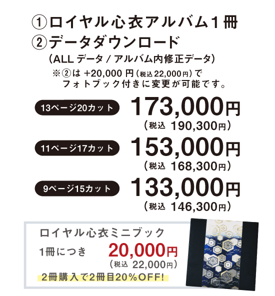アルバム料金2