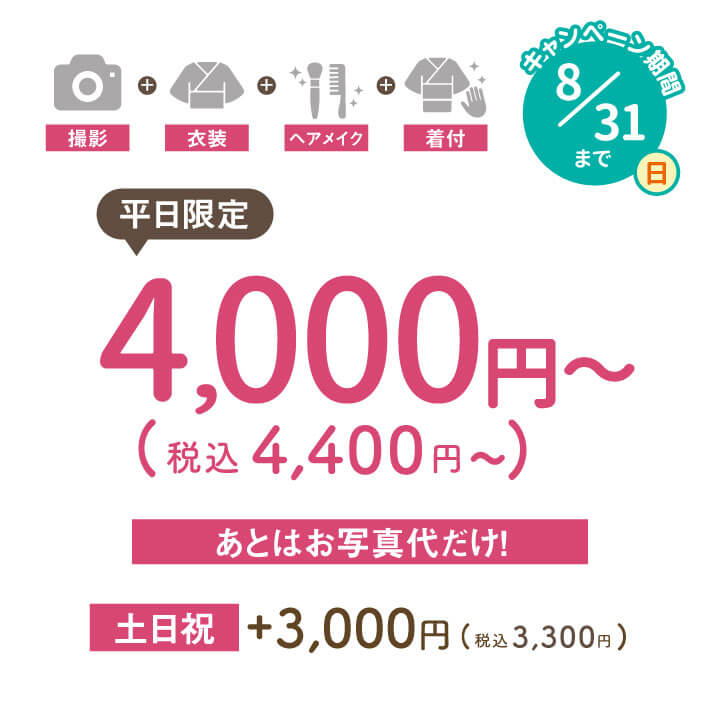 旧753撮影プラン値段