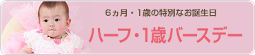 ハーフ・1歳バースデー